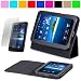 Executive Melrose Leather Protective Cover Case for Samsung Galaxy Tab P1000 Wireless Tablet + Anti Glare Clear Screen Protector