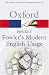 Books : Pocket Fowler's Modern English Usage (Oxford Paperback Reference)