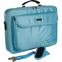 15.6 inch Baby Blue Laptop Notebook Shoulder Messenger Bag / Carry Case / Briefcase