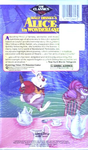 Alice in Wonderland [VHS]