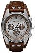 Fossil Herren-Armbanduhr Sport Chronograph Leder braun CH2565