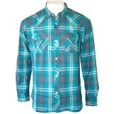 51BLMDujBzL. SL160  Quiksilver Mens Birkhart LS Button Down Plaid Shirt Blue 109936 TEL