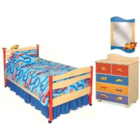 Room Magic 5 Piece Bedroom Set, Natural