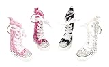 Ms.Dee Inc High top Jeweled Shoe Keychain