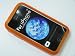 1019L662 Vein Silicone skin case orange for Apple iphone