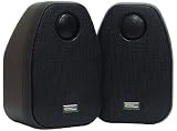 Pyle PDX448 4 Two-Way Fully Shielded Bookshelf/Home-Theater Speaker System