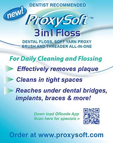 ProxySoft 3-in-1 Floss - 100 Travel Packs (500 Strands)