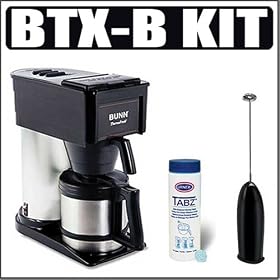 BUNN BTX-B ThermoFresh 10-Cup Thermal-Carafe Home Coffee Brewer Accessory Kit by Bunn