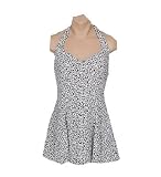 It Figures! Slender Thighs Collection Baby's Breath Halter Style Swimdress Swimsuit RETAIL VALUE $115