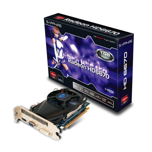 Sapphire 11192-07-20G Grafikkarte (ATI Radeon HD 6670, 1GB, PCI-e, GDDR3 Speicher, DVI, HD Preisvergleich
