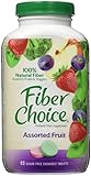 Fiberchoice Fiberchoice Prebiotic Fiber Chewable Tablets Sugar Free Assorted Fruit 90 Tablets (Pack of 2)
