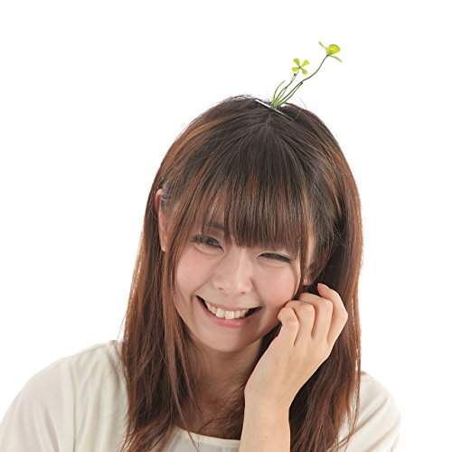 （フラウブルーム）fraublume ヘッドファーム （Head Farm） ピクミン コスプレ 癒やし 豆芽花 ドウヤーファー ヘアアクセサリー ヘアクリップ ヘアピン 萌え お花 お花畑 キノコ 可愛い 頭に生える イベント 面白い セット (Bセット)