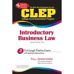 The Best Test P CLEP Introductory Business Law (REA) - The Best Test Prep