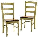 Review JP Products  / Pistachio Solid Wood Chair - Set of 2