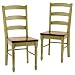 Kitchen & Housewares : Pistachio Solid Wood Chair - Set of 2
