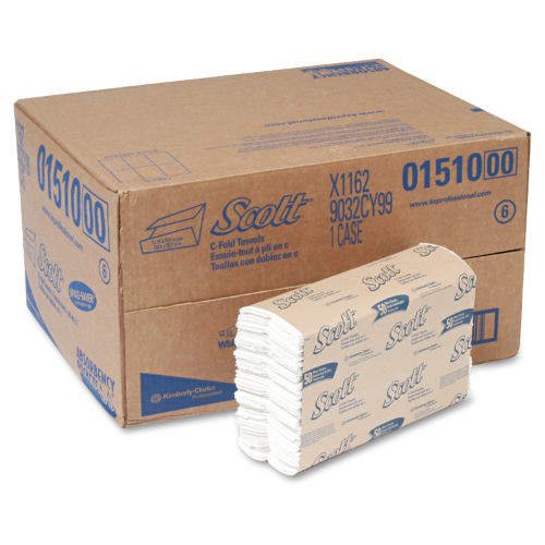 SCOTT C-Fold Towels -10 1/2x13 3/8 - 12pks./ct.