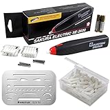 Sakura Electric Eraser Kit-Cordless, Batteries, 80 Erasers & Shield, Portable