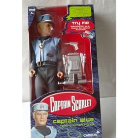 Captain Scarlet Talking Captain Blue Figure by Vivid in 2001