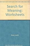 Search for meaning. Worksheets