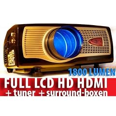 FULL LCD HDMI BEAMER PROJEKTOR 1800 LUMEN HD