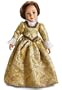 Hampton Court Renaissance Brocade Doll Dress & Shoes made for 18" Slim all Vinyl Dolls like Carpatina, Magic Attic & Stardust Classics