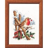 Eigenschaften Verachtert / Verachtert - Zählmusterpackung ´Rotkehlchen im Winter´, 17x23cm