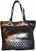 Women's Calvin Klein Purse Handbag Leather Tote Pewter