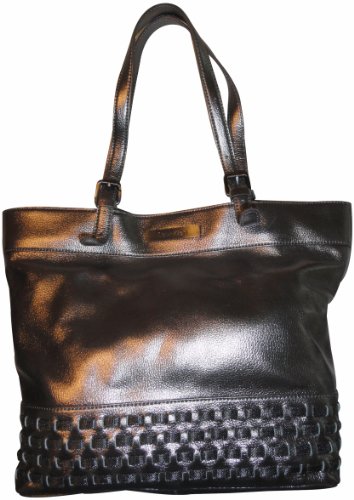 Womens Calvin Klein Purse Tote Pewter