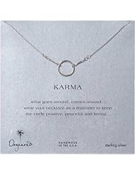 Dogeared 18" Karma Necklace, Sterling Silver