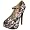 Bordello By Pleaser Women's Teeze-07L Platform Pump,Nude/Black Lace,6 M US