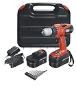 Black & Decker HPD18AK-2 18-Volt High Performance Drill with 10 Accessories