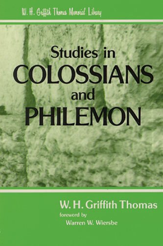 Studies in Colossians and Philemon