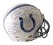 John Mackey Autographed/Hand Signed Baltimore Colts Proline Helmet with 6 inscriptions
