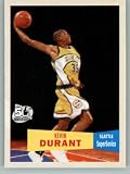 2007-08 Topps 1957-58 Variations #112 Kevin Durant - New York Knicks (RC - Rookie Insert Card)(Basketball Cards)