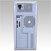 Power Up 5511 Silver ATX Mid-Tower Case with Clear Side, Front USB and Audio Ports and 450-Watt Power Supply