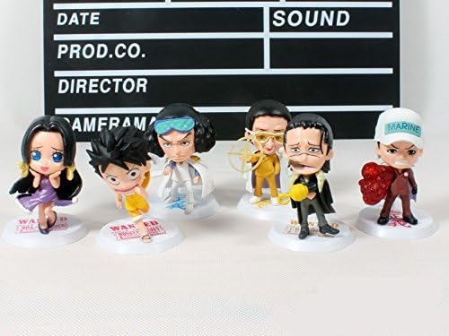 Anime One Piece Boa Hancock Luffy Kprusoian Kohza Sakazuki Sir Crocodile PVC Action Figures Toys Dolls 6pcs/set OPFG290