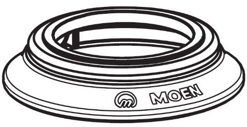 Moen 103463P Monticello Widespread Lavatory Spout Escutcheon, Polished Brass