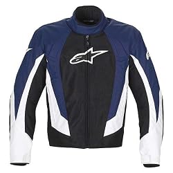 Alpinestars T-RC-1 Air-Flo Men's Textile Sports Bike Racing Motorcycle Jacket - Blue