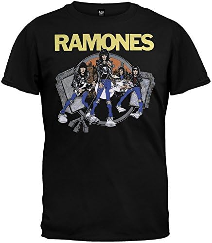Ramones - Mens Road To Ruin T-shirt X-large Black