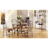BEAUTIFUL SET OF TWO CUSHIONED DINING CHAIRS, 40-1 4H by Cross