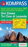 : Drei Zinnen / Tre Cime di Lavaredo 1 : 25 000: Wander-, Bike- und Skitourenkarte mit Panorama. GPS-geeignet