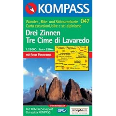 Naturpark Drei Zinnen / Parco Naturale Tre Cime di Lavaredo 1 : 25 000: Wandern, Rad, Skitouren / Escursioni, Bike, Sci Alpinismo. Mit Panorama. GPS-genau