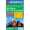 Naturpark Drei Zinnen / Parco Naturale Tre Cime di Lavaredo 1 : 25 000: Wandern, Rad, Skitouren / Escursioni, Bike, Sci Alpinismo. Mit Panorama. GPS-genau