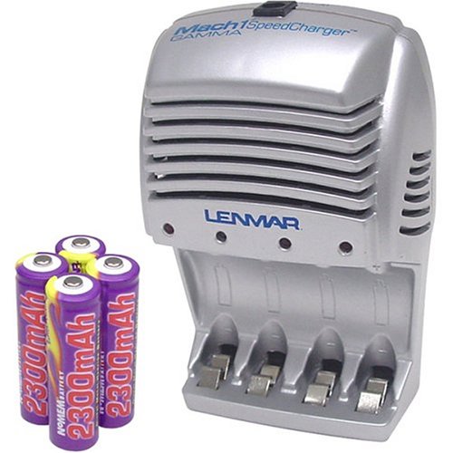 Lenmar MSCAA MACH 1 Speedcharger for AA and AAA Nickel Metal-Hydride Batteries