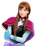 アナと雪の女王 アナ コスプレ 衣装 ウィッグ( 耐熱ウィッグ + ウィッグネット2種 + ウィッグスタンド + オリジナル特典 ) c319aw