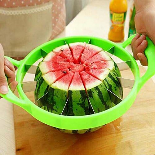Fruit Watermelon Melon Cantaloupe Stainless Steel Cutter Slicer Kitchen Tool