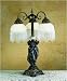 Meyda Tiffany 3 Graces/S3d 6in. Fringed Globe White*3 17896