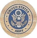 THIRSTYSTONE COASTERS AMERICAN SPIRIT - ARMY