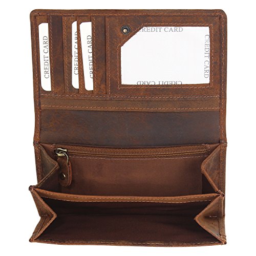 Leather womens wallet hand clutch gift for her shopping…