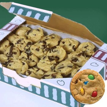 Chippery Gourmet Candy Cookie made with m&m
